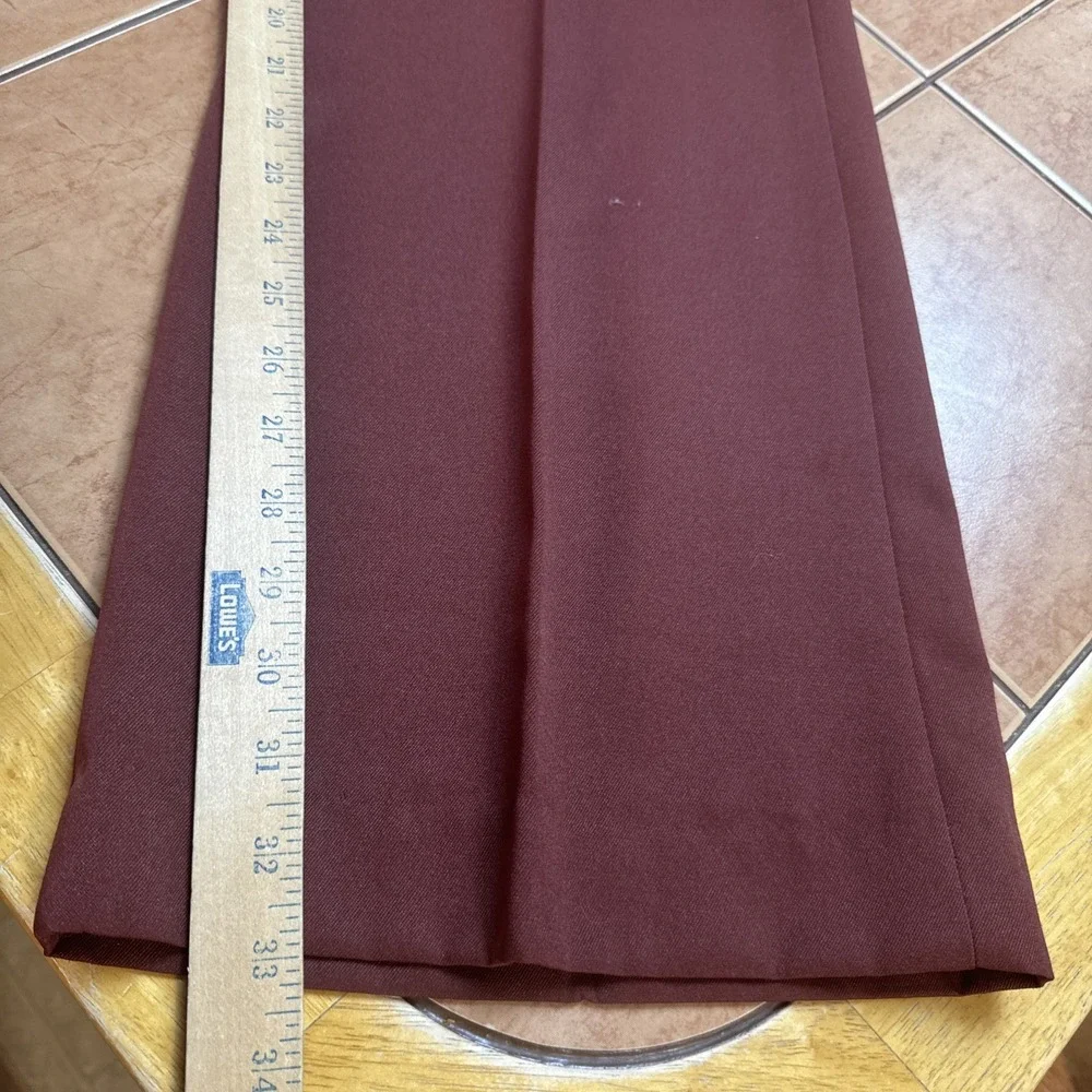 Montgomery Ward Polyester Suit Sz 38L Blazer 30 x 33 Pants True Vintage Flared
